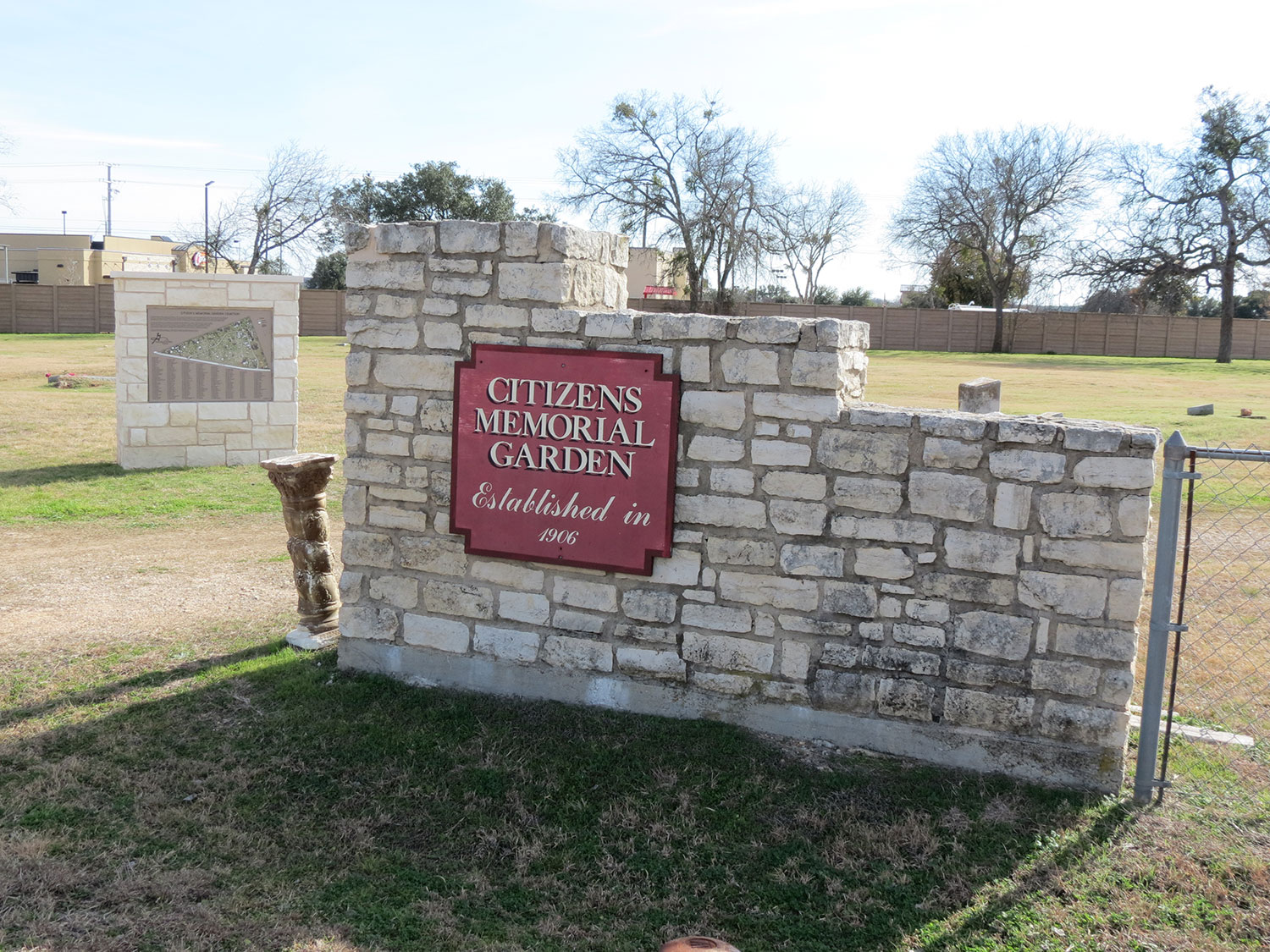 Citizen's Memorial Cemetery in Georgetown, TX