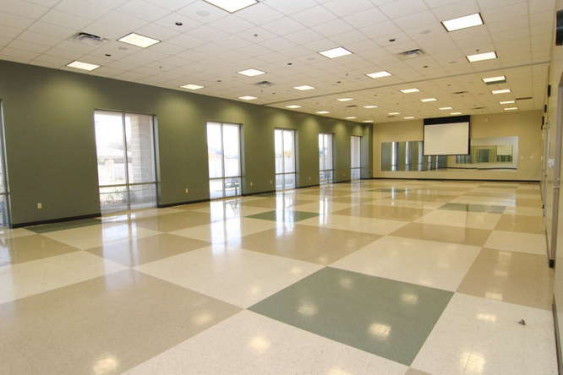 Empty Multipurpose Rooms at the Georgetown Recreation Center in Georgetown, TX