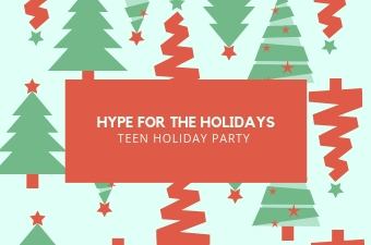 Hype for the Holidays Teen Holiday Party logo