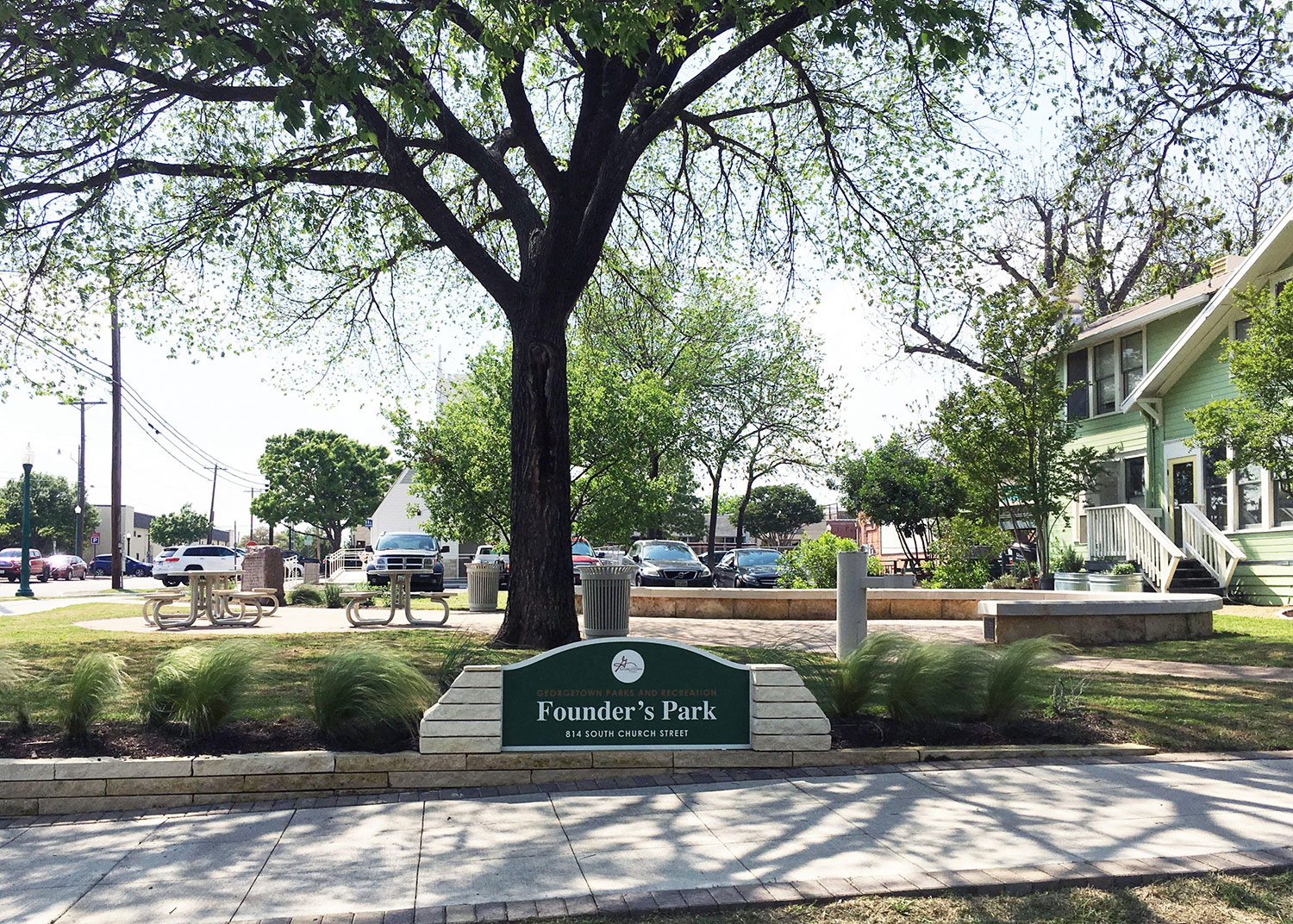 Founder's Park in Georgetown, TX
