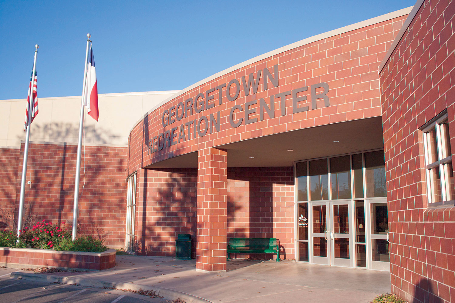 Front entrance to the Georgetown Recreation Center