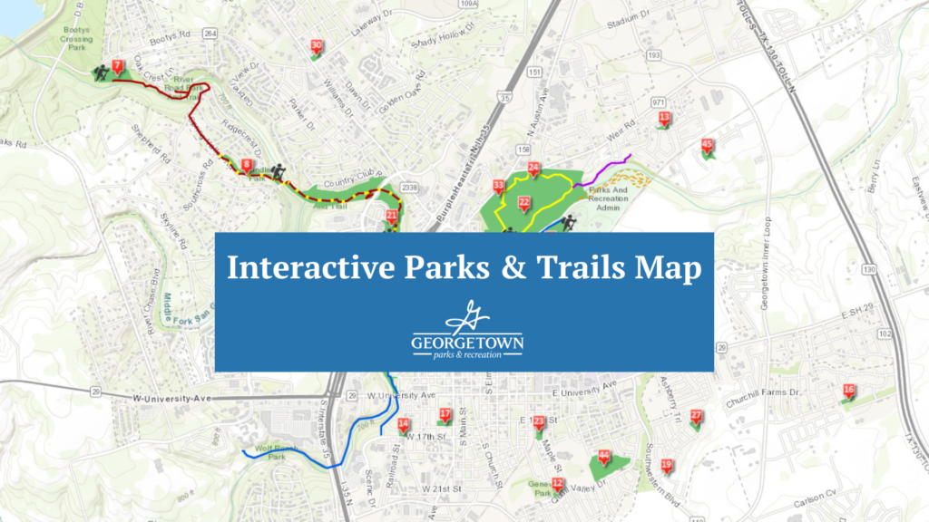 Parks & Trails Map – Georgetown Parks & Recreation