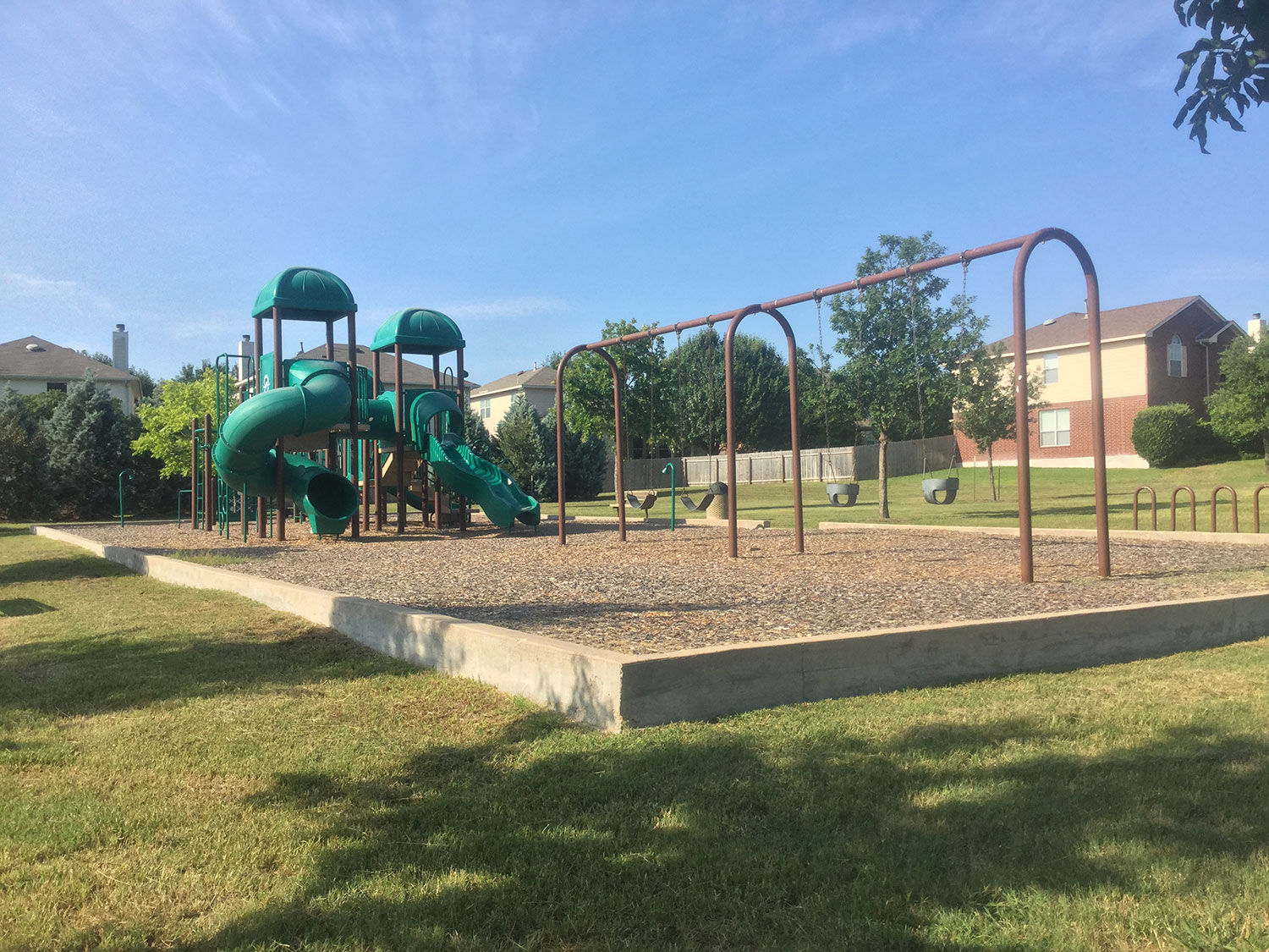 Playscape at Summercrest Park in Georgetown, TX