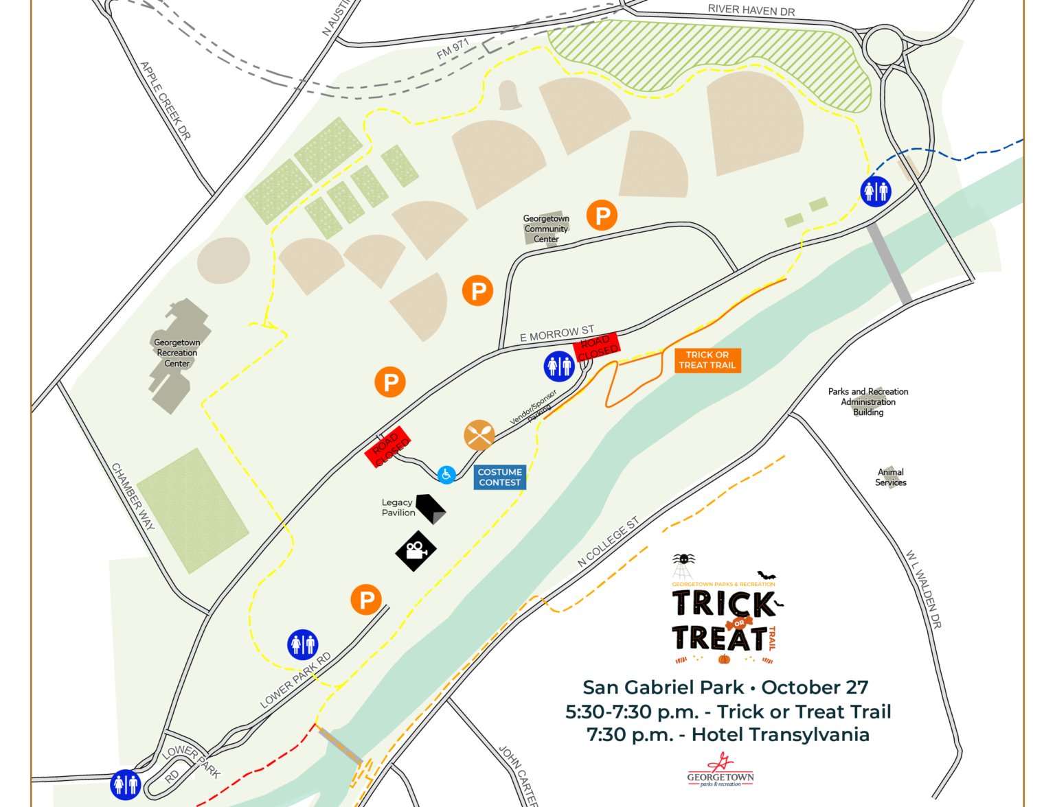 Trick or Treat Trail Parks & Recreation