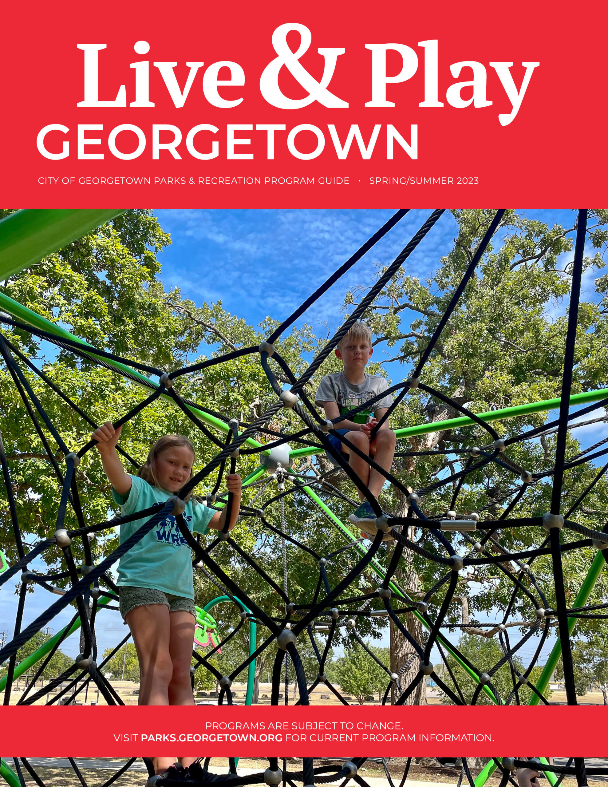 Live &  Play Georgetown Spring Summer 2023